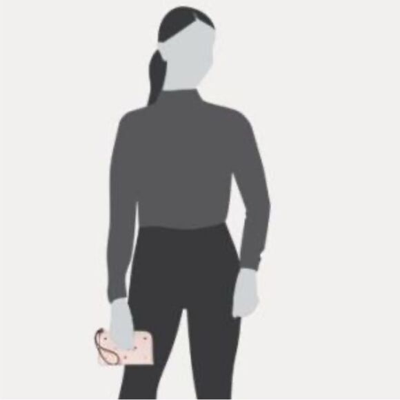 Kate Spade Lucy Heart Studs L-zip Wristlet - Picture 3 of 11